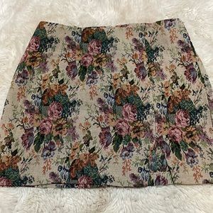 Wild fable floral skirt with slit